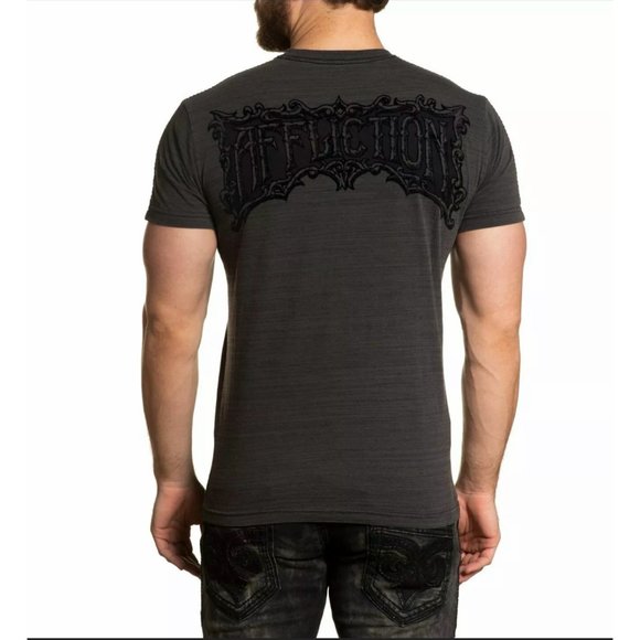 AFFLICTION Men's T-Shirt S/S BRONZE AGE Premium - Picture 2 of 10